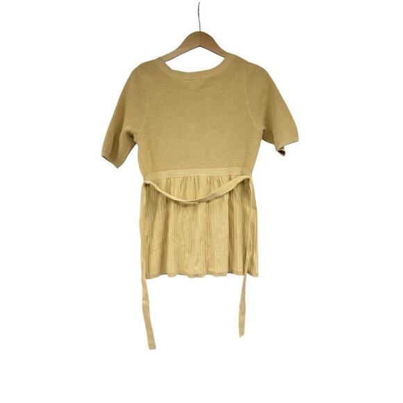 Route 66 Y2K Style Babydoll Style Sweater Top Yellow Womens Large - Picture 4 of 7